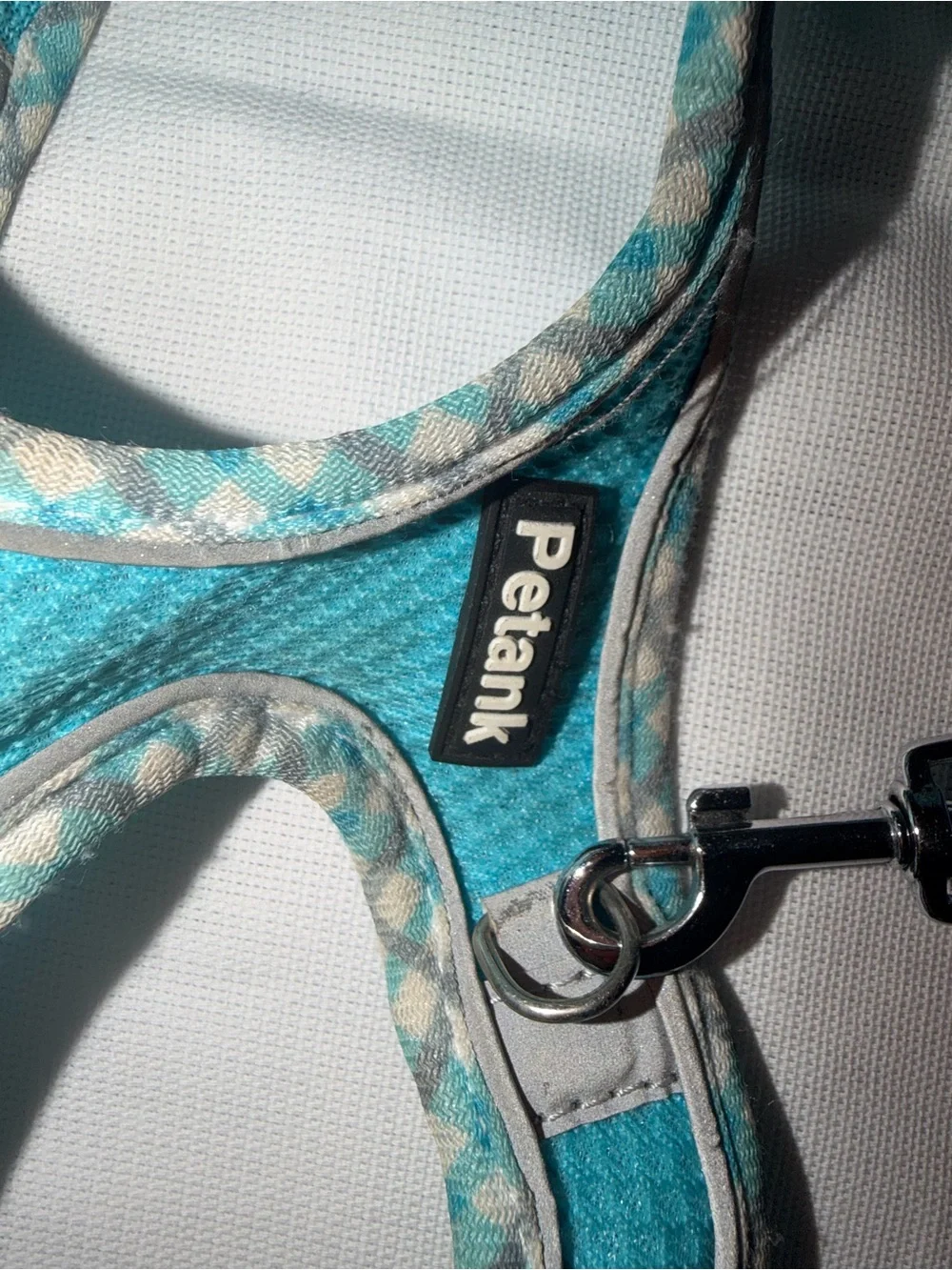 Petank Breathable Mesh Dog Harness & Leash Set - Turquoise